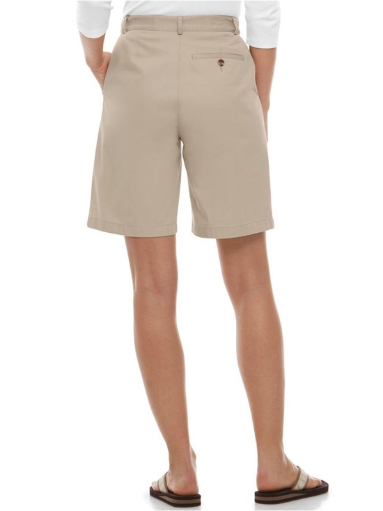 L.L Bean Wrinkle-Free Bayside Shorts, Ultra High-Rise Hidden Comfort Waist 9" - Picture 2 of 10